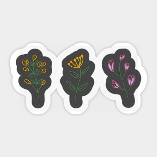 Aesthetic flower Sticker